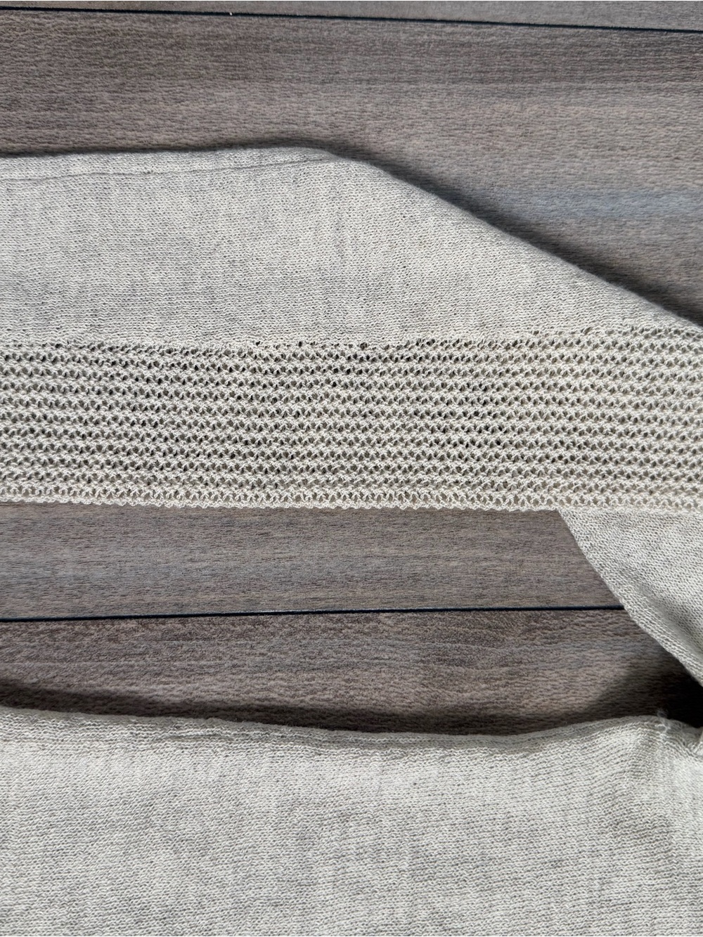 Eileen Fisher Neutral Knit Textured Yoke Tunic - Picture 2 of 10